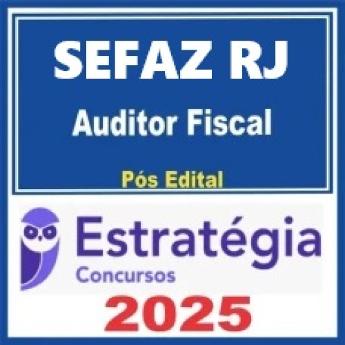 Sefaz Rj Auditor Fiscal Da Receita Estadual Pacote P S Edital