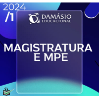 MAGISTRATURA E MPE ESTADUAL - JUIZ DE DIREITO E PROMOTOR - DAMÁSIO 2024 - CURSO REGULAR